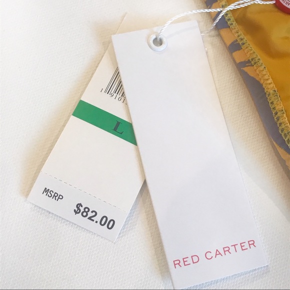 Red Carter Bamboo Bay High Waist Bottoms Size L - Picture 7 of 8